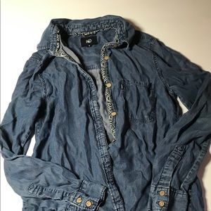 Ten tree top button up long sleeve shirt